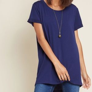 ModCloth Navy Tunic T-Shirt